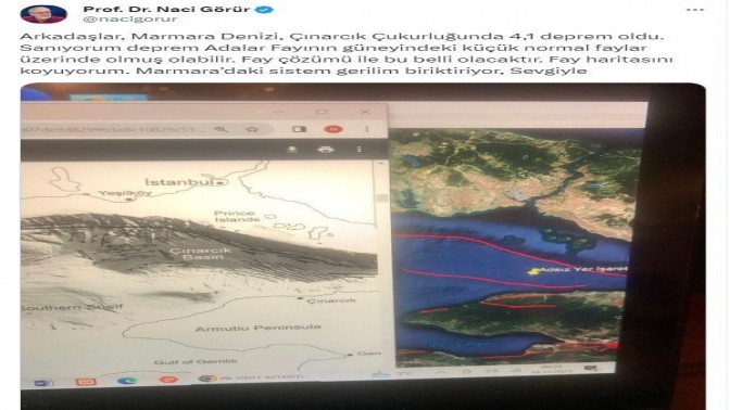4.1lik depremin ardından Naci Görürden ilk yorum: Sistem gerilim biriktiriyor