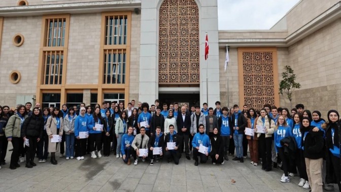 Başkan Büyükgözden gençlere sertifika