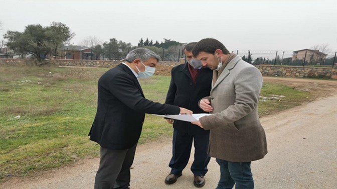 Başkan Şayir, projeyi yerinde inceledi