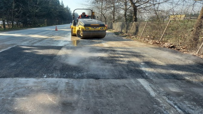 Bozuk Yollar Düzeltiliyor