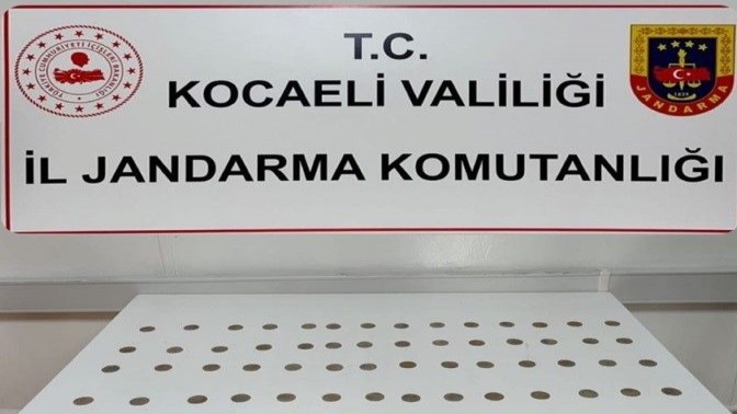 Gebzede operasyon! 56 tarihi sikke ele geçirildi