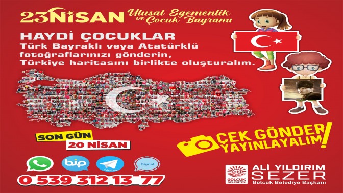 Gölcük Belediyesi’nden Çocuklara Anlamlı 23 Nisan Çağrısı