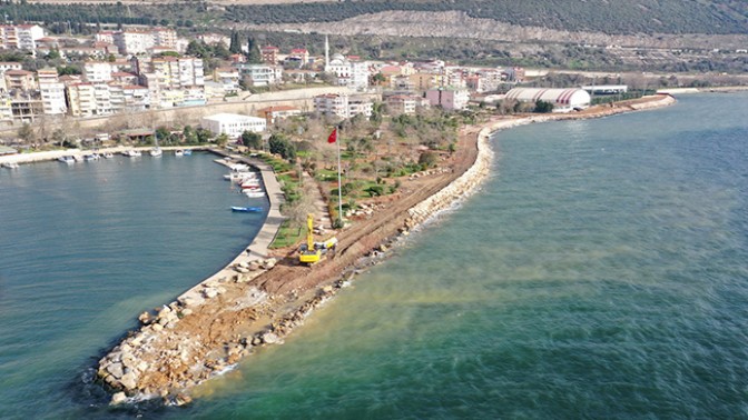 Hereke Sahili’nde hummalı çalışma