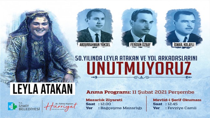 İzmit Belediyesi, Leyla Atakan Ve Çalışma Arkadaşlarını Anacak