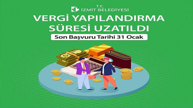 İzmit Belediyesi Yapılandırma Süresini Uzattı