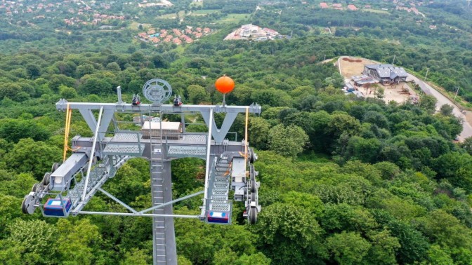 Teleferik projesinde Derbent İstasyonu tamamlandı!