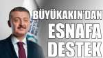 Büyükakın'dan esnafa destek