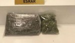 Durdurulan araçtan 1200 gram esrar çıktı!