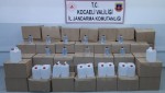 Kocaeli’de 1400 litre kaçak etil alkol ele geçirildi