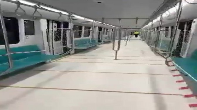 Türkiyenin İlk Sürücüsüz Metro Aracı Test Sürüşünde